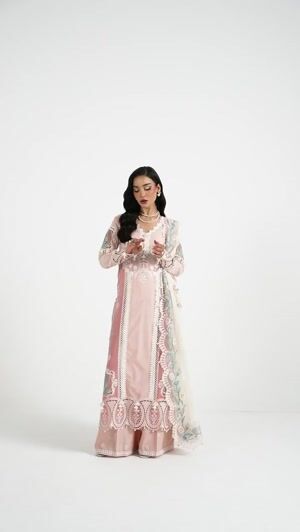 Peach pink Unstitched for Women