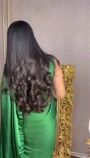Bottle green Saree for Women