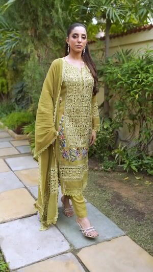 Mustard Kurta Set for Women