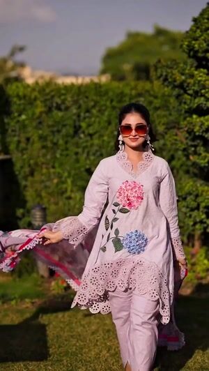 Lilac Short Frock for Women