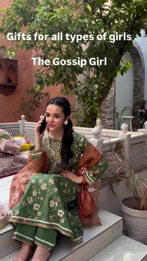 Olive green Pishwas for Girl