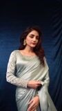 Steal grey Saree for Women