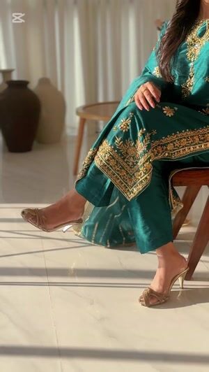 Teal Kurta Set for Women