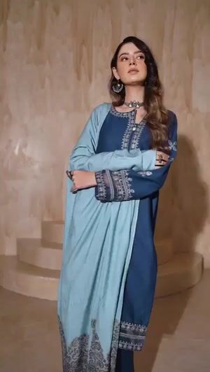 Blue Kurta Set for Women