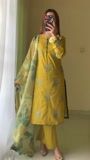Mustard Kurta Set for Women