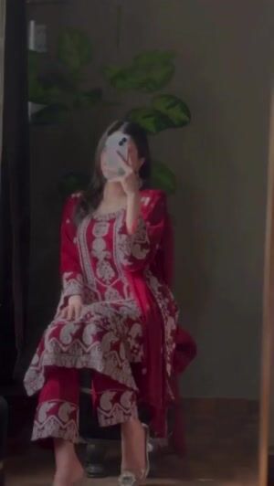 Maroon Kurta Set for Women