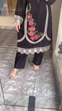 Black Kurta Set for Women
