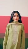 Green Kurta Set for Women