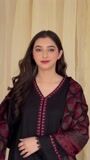 Black Kurta Set for Women