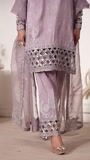 Lilac Kurta Set for Women