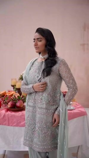 Grey Kurta Set for Women