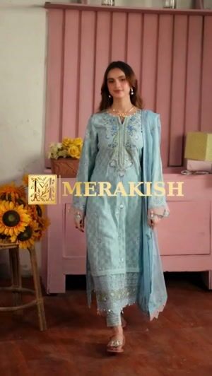 Sky blue Unstitched for Women