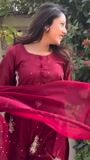 Maroon Kurta Set for Women