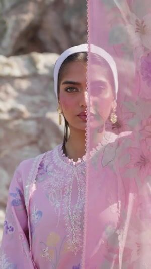 Baby pink Unstitched for Women