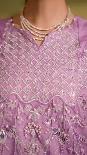 Lilac Kurta Set for Women