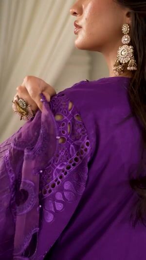Purple Kurta Set for Women