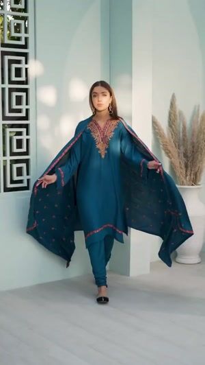 Blue Kurta Set for Women