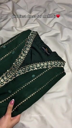 Dark green Anarkali for Women