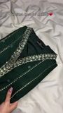 Dark green Anarkali for Women