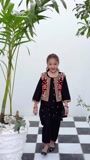 Black Kurta Set for Girl