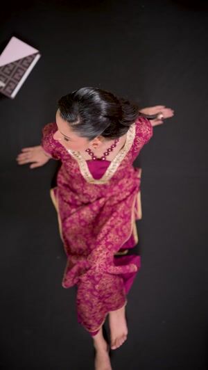 Maroon Kurta Set for Women