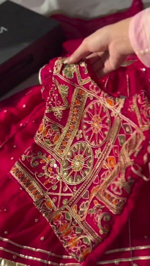 Hot pink Lehenga for Girl