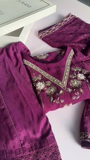 Purple Sharara for Women