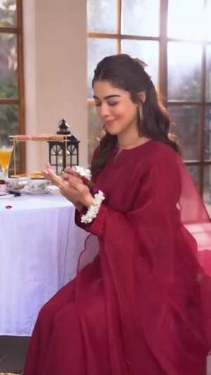 Maroon Kurta Set for Women