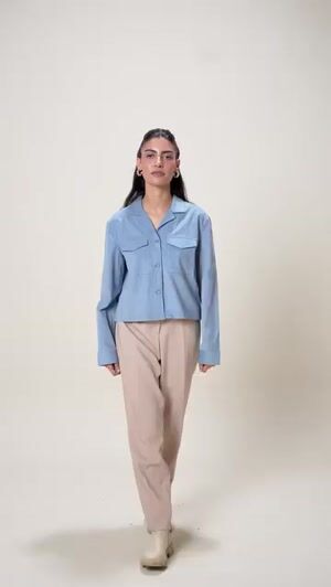 Sapphire blue Top for Women