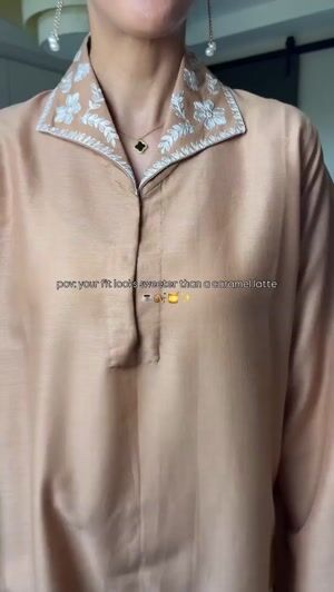 Brown Kurta Set for Women