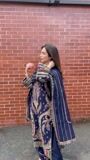 Navy blue Unstitched for Women