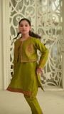Green Kurta Set for Girl