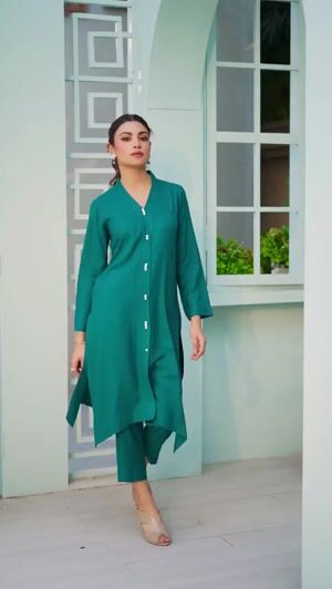 Teal Kurta Set for Women