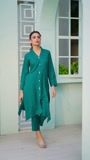 Teal Kurta Set for Women