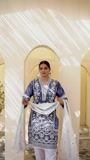 Slate grey Kurta Set for Women