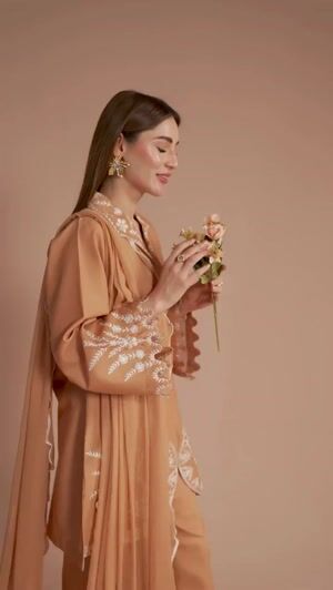Brown Kurta Set for Women