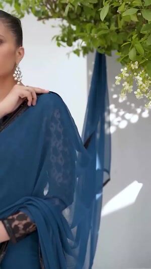 Teal Saree for Women