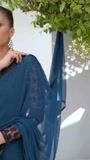 Teal Saree for Women
