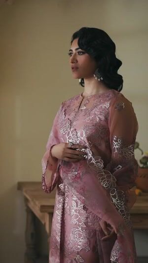 Peach pink Unstitched for Women
