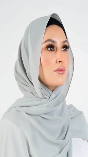Grey Hijab for Women