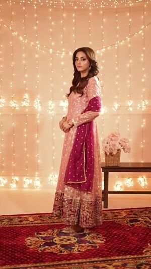 Pink Anarkali for Women