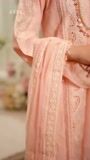 Pastel pink Kurta Set for Women