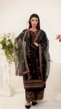 Black Kurta Set for Women
