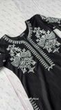 Black Kurta Set for Women