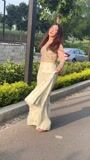 Cream Lehenga for Women