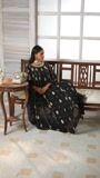 Black Anarkali for Women