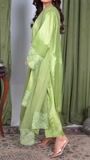 Pistachio green Kurta Set for Women