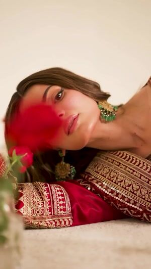 Red Kurta Set for Women