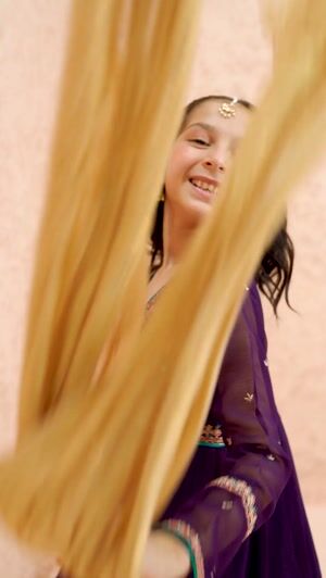 Purple Pishwas for Girl