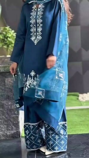 Teal Kurta Set for Women